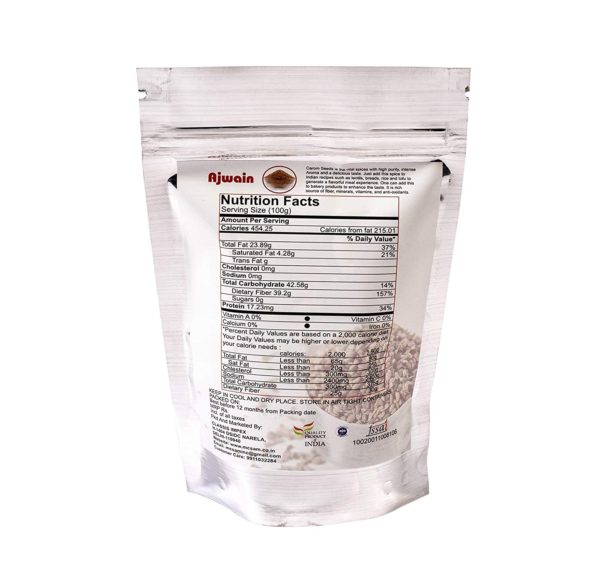 McSam Natural High-Quality Ajwain Seeds: Enhance Your Culinary Delights